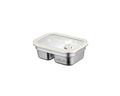 Hayvenware Duo Stainless Steel + Glass Food Container 700 ml